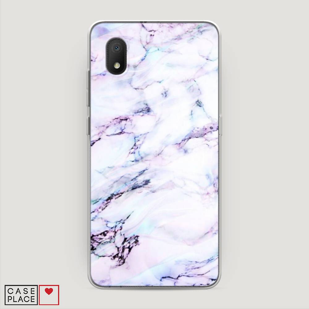 

Чехол на Alcatel 1A (2020) "Радужный мрамор", Серый;фиолетовый, 171050-3