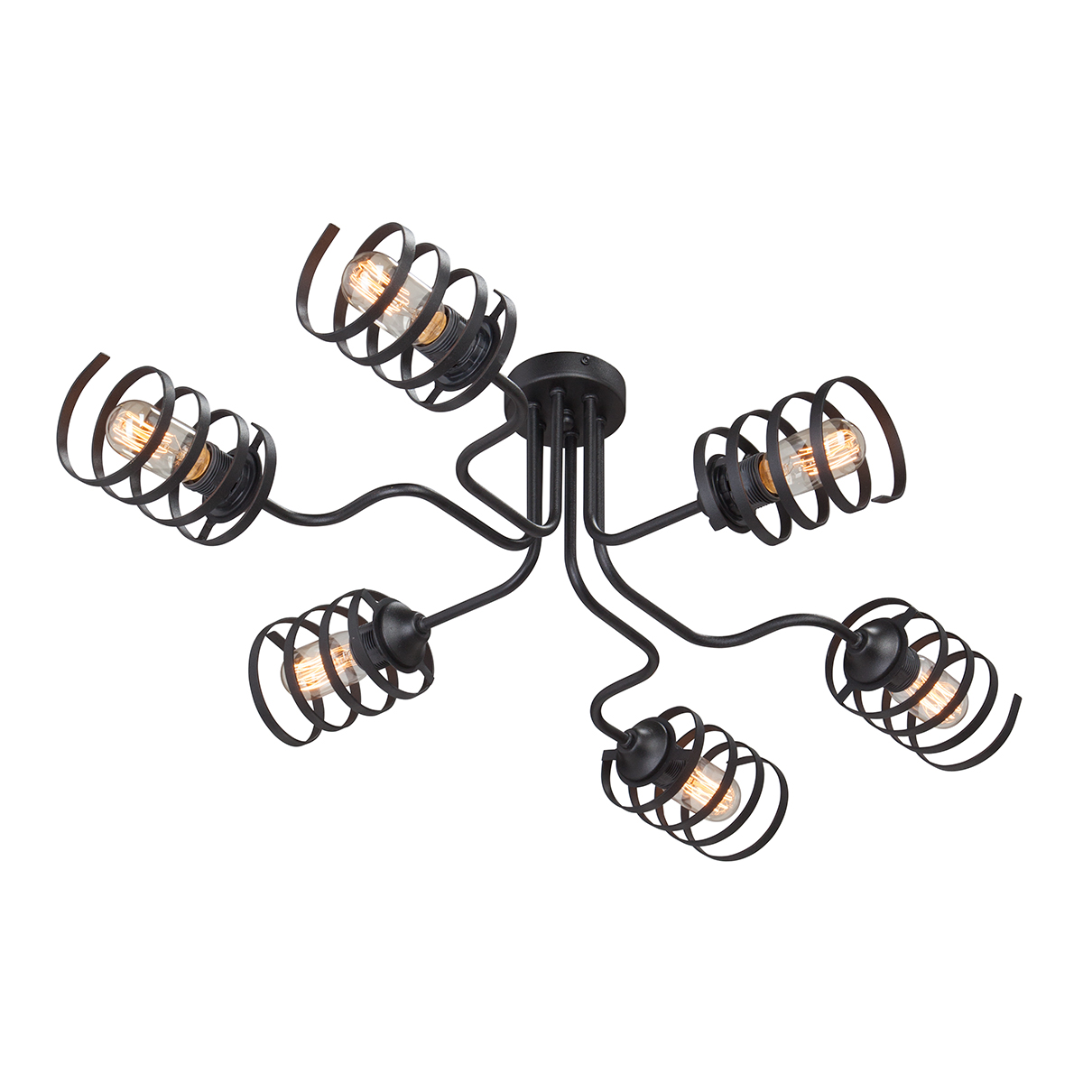 фото Люстра vitaluce v4552-1/6pl, 6хe27 макс. 60вт