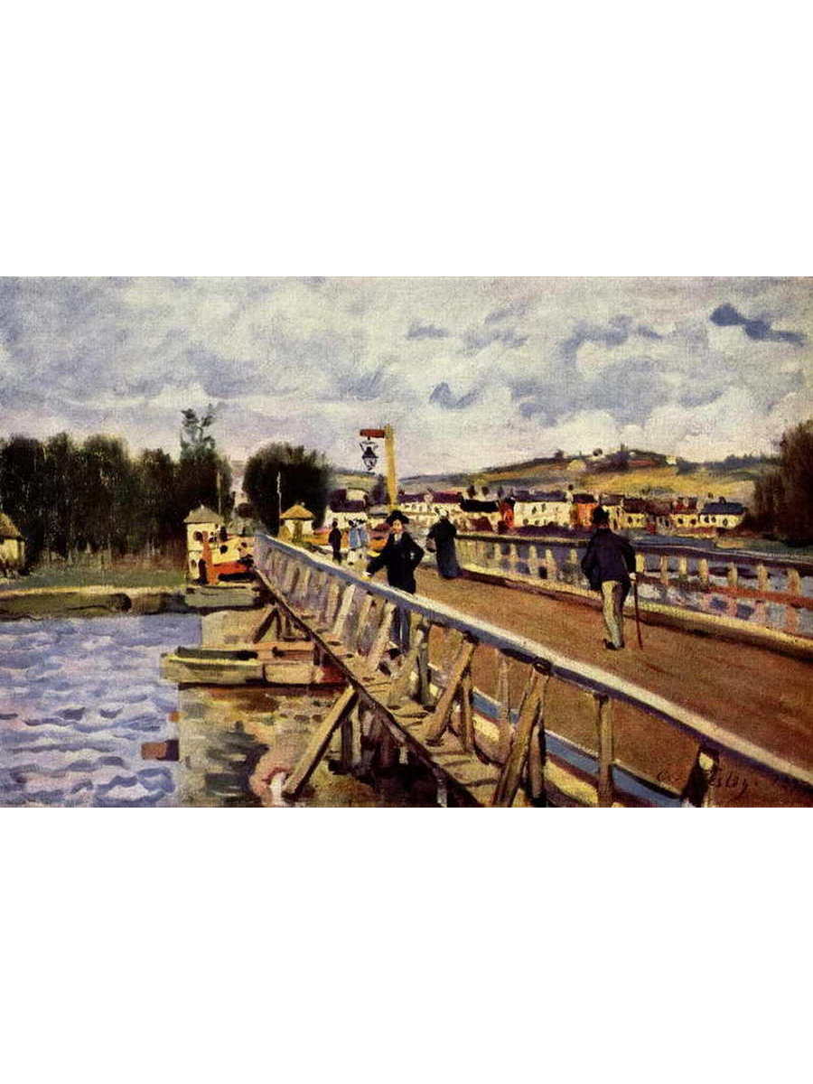 

Постер DRABS A3 Сислей Альфред Мост в Аржантее 1