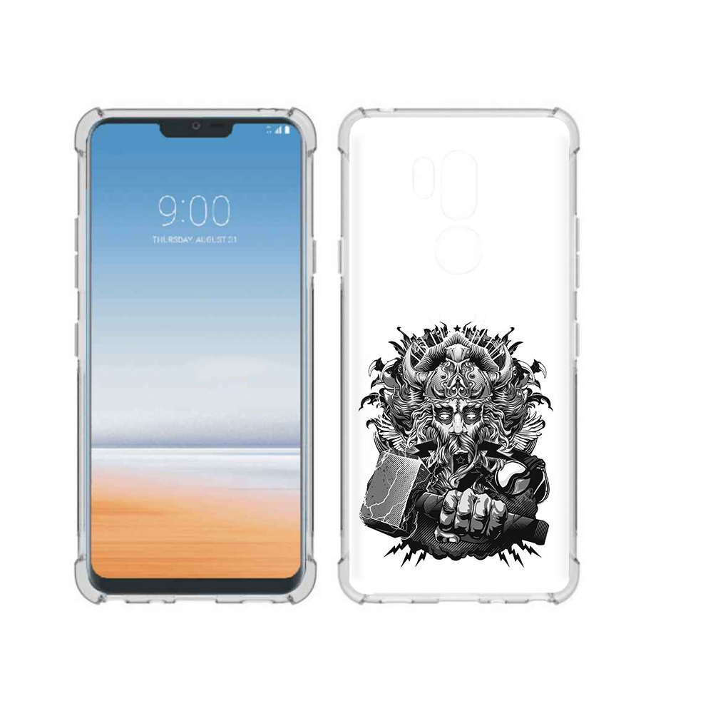 

Чехол MyPads Tocco для LG G7 ThinQ злой тор, Прозрачный, Tocco