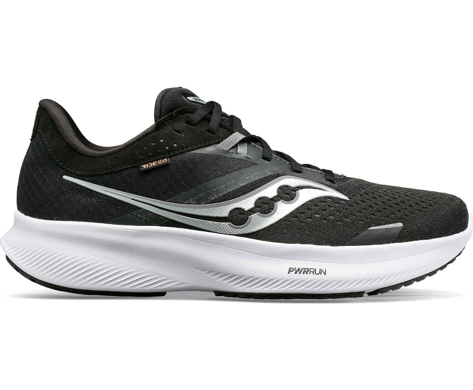 

Кроссовки мужские Saucony Ride 16 S20830-05 черные 45 EU, Черный, Ride 16