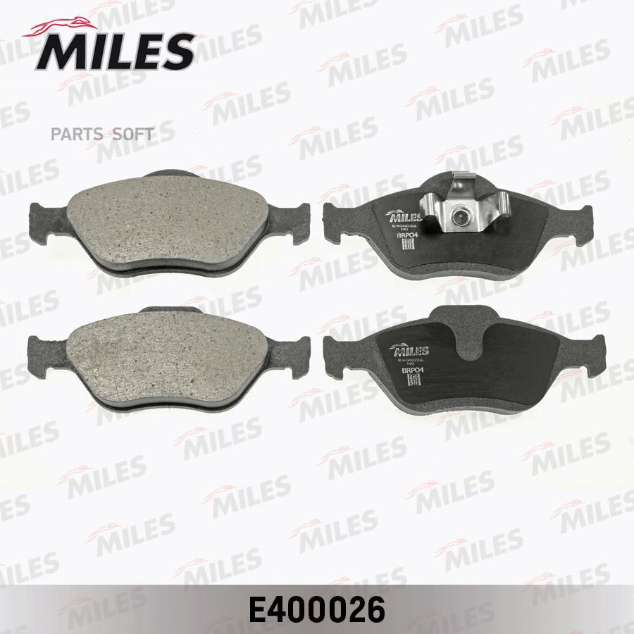 

Колодки Тормозные Ford Fiesta 95>01/01>/Fusion 01> Передние Lowmetallic Miles E400026