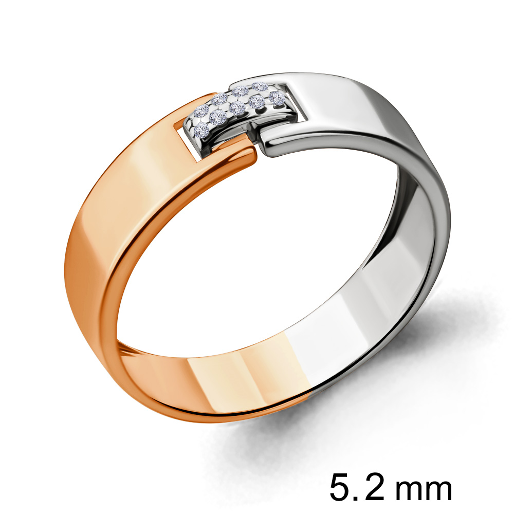 

Кольцо из красного золота с бриллиантом Aquamarine Aquamarine 962799Ак_585_кз р, 962799Ак_585_кз