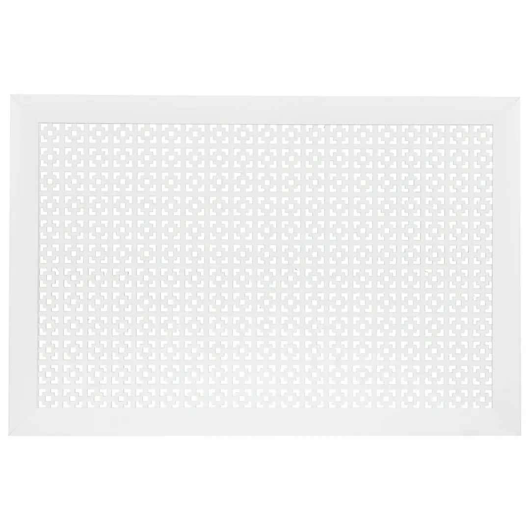 фото Экран для радиатора дамаско 90х60 см цвет белый nobrand