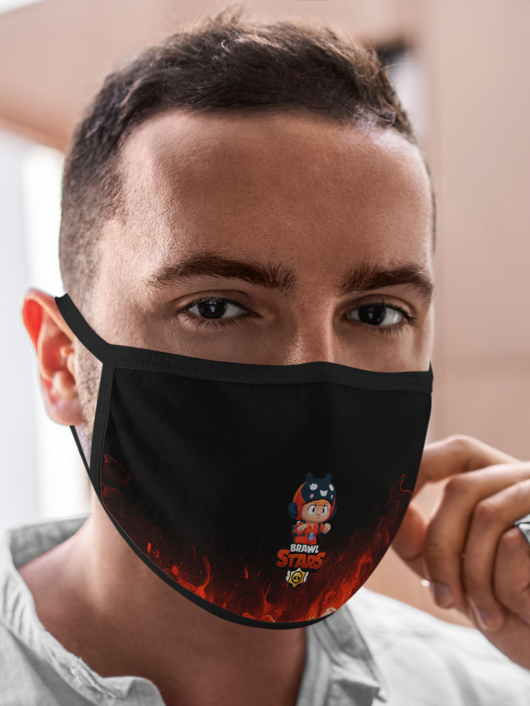 

Многоразовая маска унисекс Burnettie Brawl Stars Bea, Разноцветный, Brawl Stars Bea