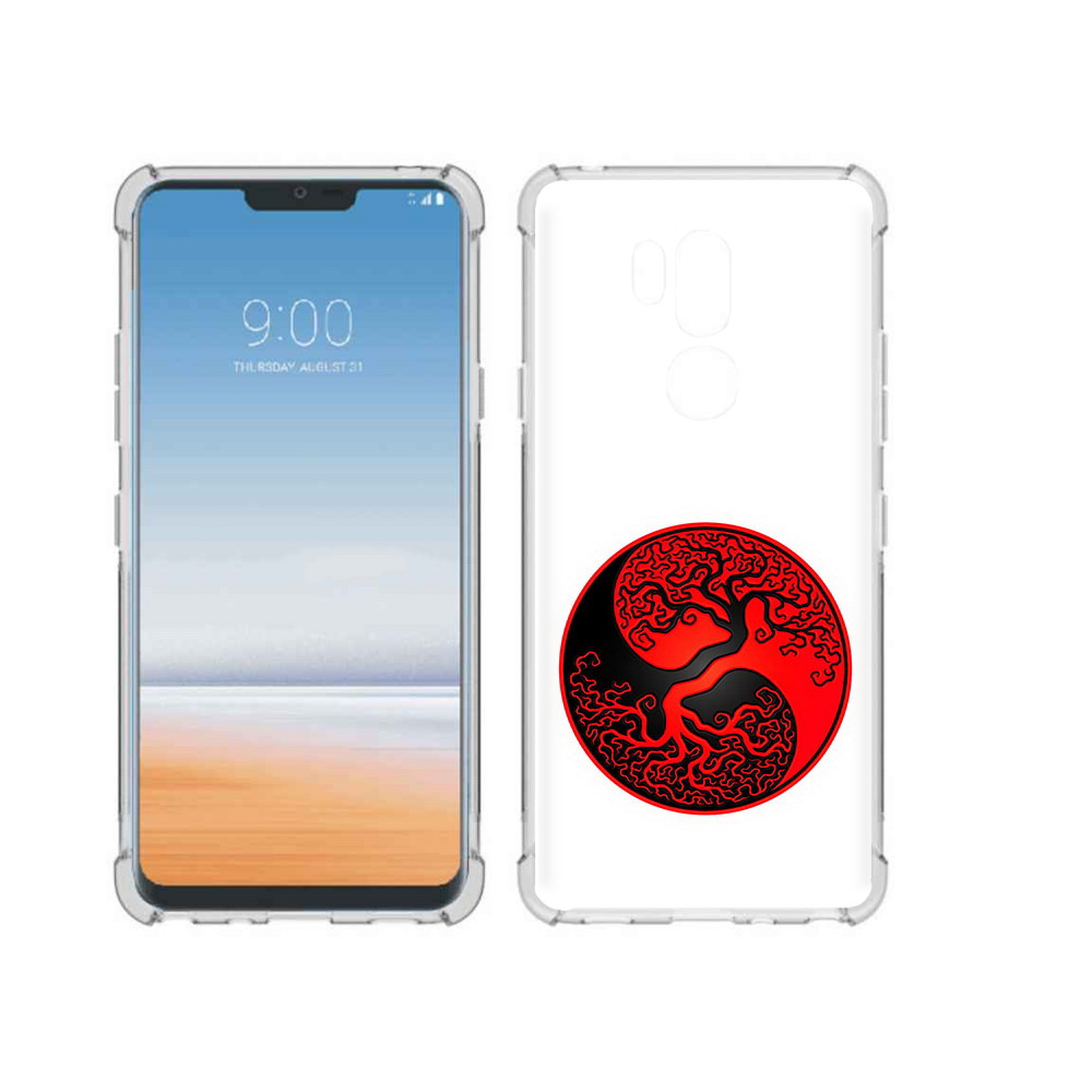 

Чехол MyPads Tocco для LG G7 ThinQ инь янь дерево, Прозрачный, Tocco