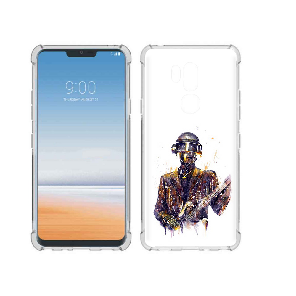 

Чехол MyPads Tocco для LG G7 ThinQ космо-гитарист, Прозрачный, Tocco