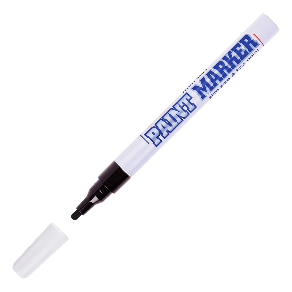 

Маркер лаковый для промышленной графики MunHwa Paint Marker Slim черный грифель 2 мм