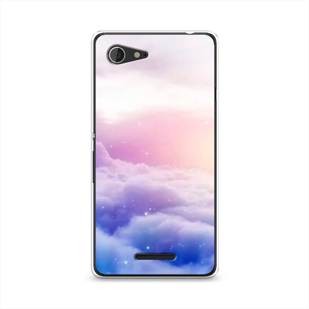 

Чехол на Sony Xperia E3 "Небеса", Голубой;белый;розовый, 52750-2