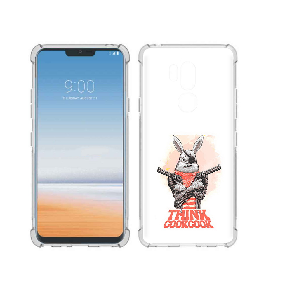 

Чехол MyPads Tocco для LG G7 ThinQ кролик пират, Прозрачный, Tocco