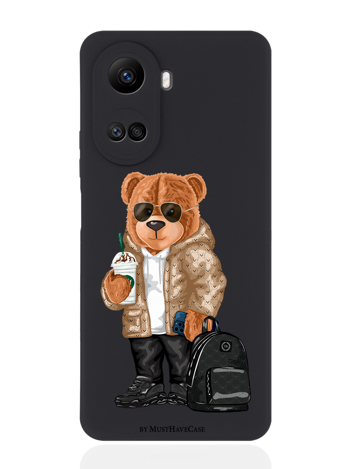 фото Чехол musthavecase для huawei nova 10se tony style в очках черный