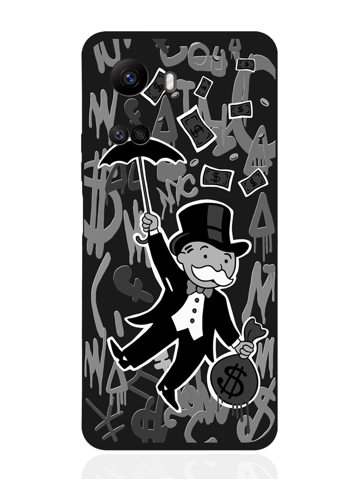 

Чехол MustHaveCase для Huawei Nova 10SE Monopoly Black Editionя черный, Серый;черный