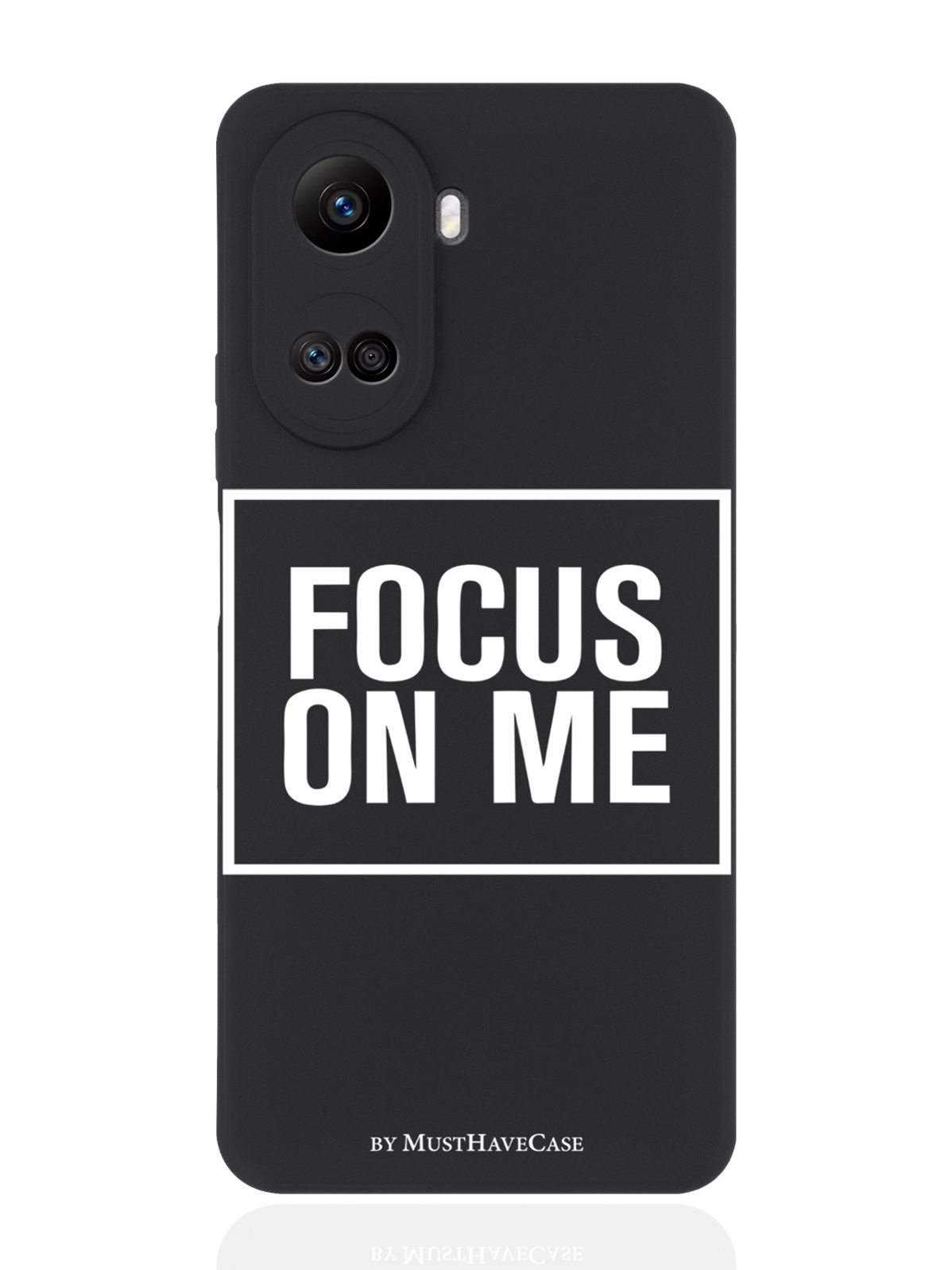 

Чехол MustHaveCase для Huawei Nova 10SE Focus on me черный, Черный;белый