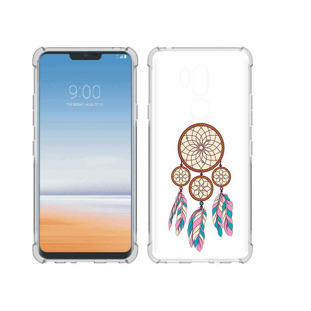 

Чехол MyPads Tocco для LG G7 ThinQ ловец снов бежевый, Прозрачный, Tocco
