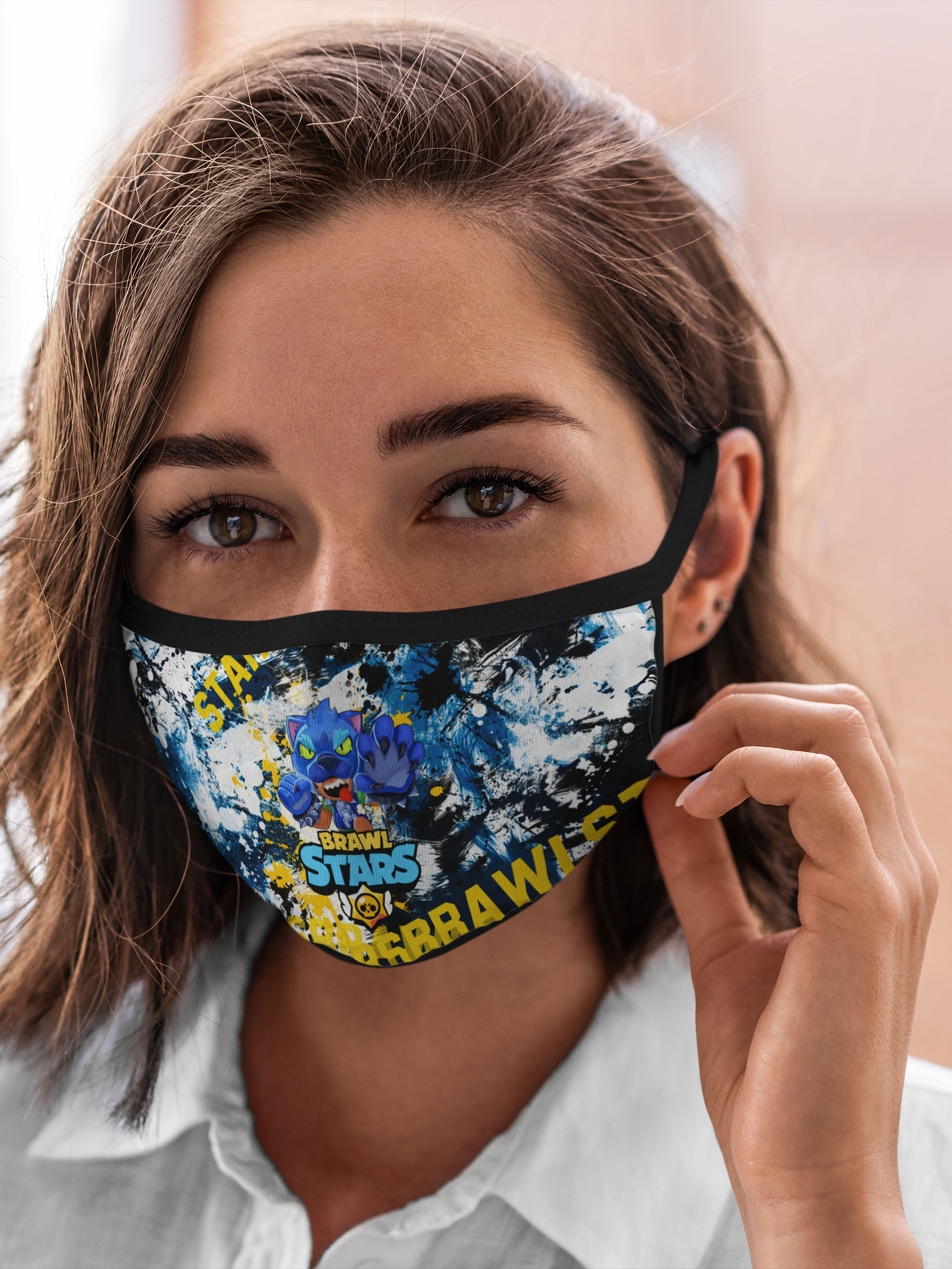 

Многоразовая маска унисекс Burnettie Brawl Stars Nita, Разноцветный, Brawl Stars Nita
