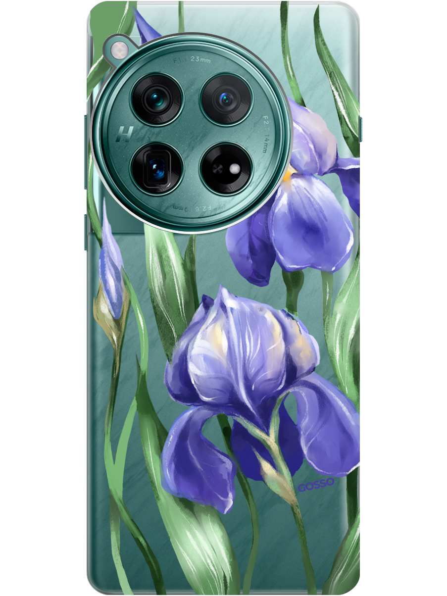 

Силиконовый чехол на OnePlus 12 с рисунком "Amazing Irises" прозрачный, Прозрачный;белый;синий, 20012114