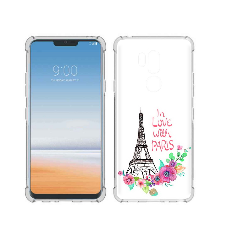 

Чехол MyPads Tocco для LG G7 ThinQ любимый париж, Прозрачный, Tocco