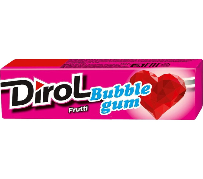 

Жевательная резинка Dirol со вкусом фруктов 13.6гр