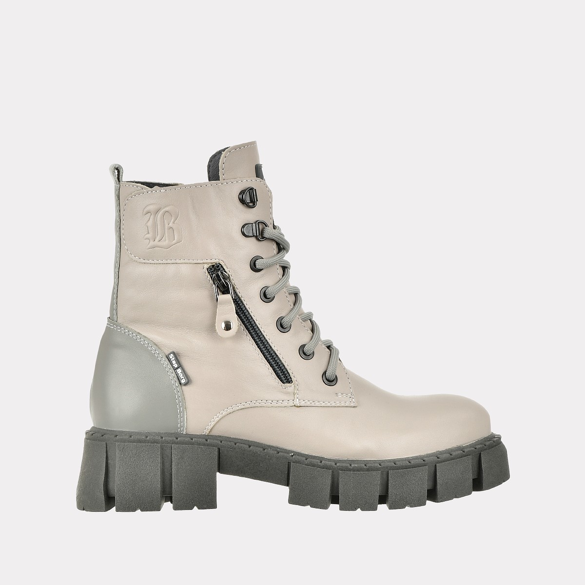

Ботинки женские Versiya shop 07167 серые 38 RU, 07167