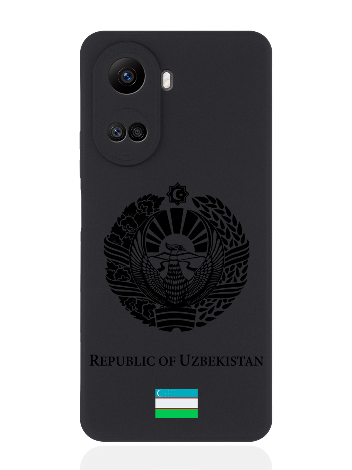 

Чехол SignumCase для Huawei Nova 10SE Черный лаковый Герб Узбекистана черный