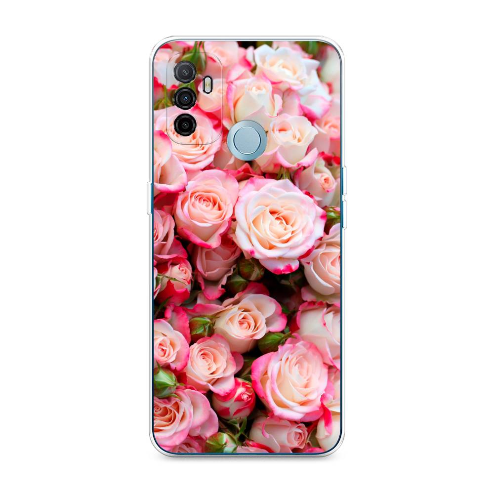 

Чехол для Oppo A53 "Много роз", Розовый, 254350-2