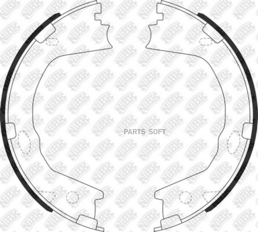 

Тормозные колодки NiBK FN0716