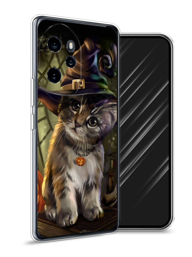 

Чехол Awog на Honor 100 Pro "Кот на Хэллоуин", Зеленый;серый, 6122850-1