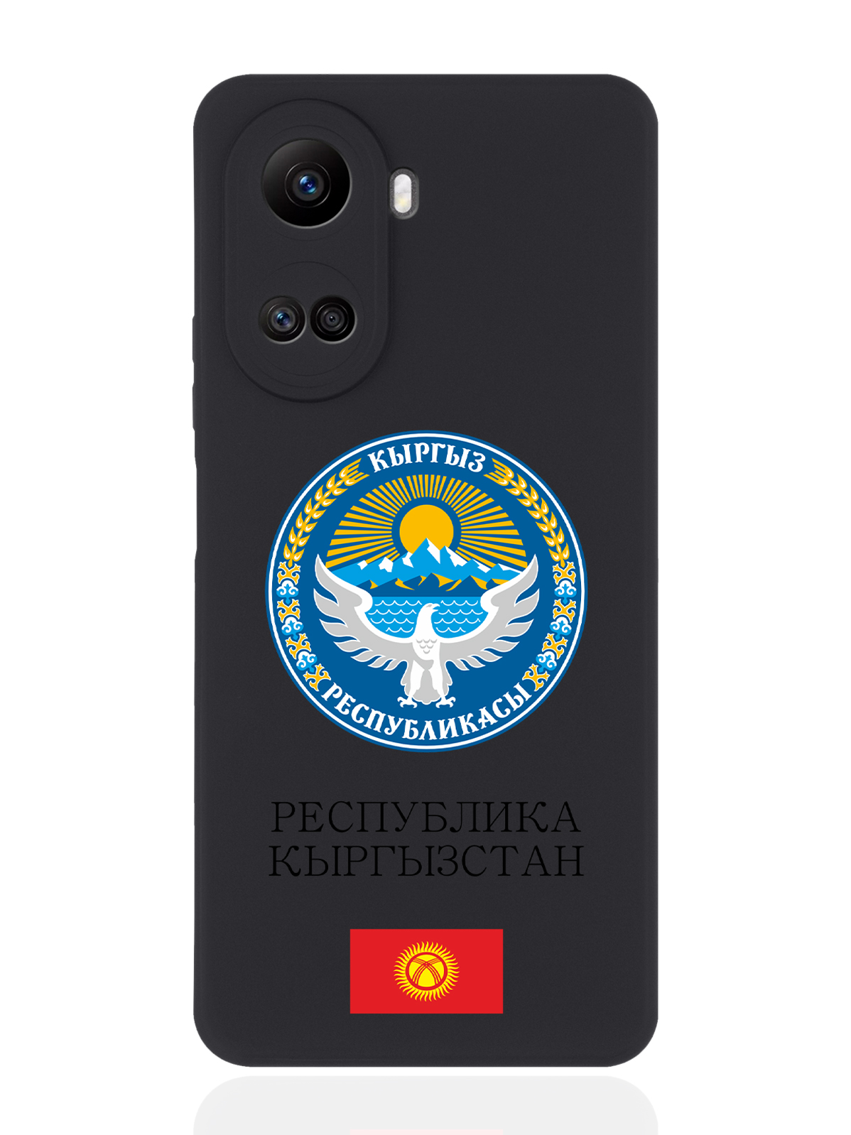 

Чехол SignumCase для Huawei Nova 10SE Герб Кыргызстана/ Киргизии черный, Разноцветный