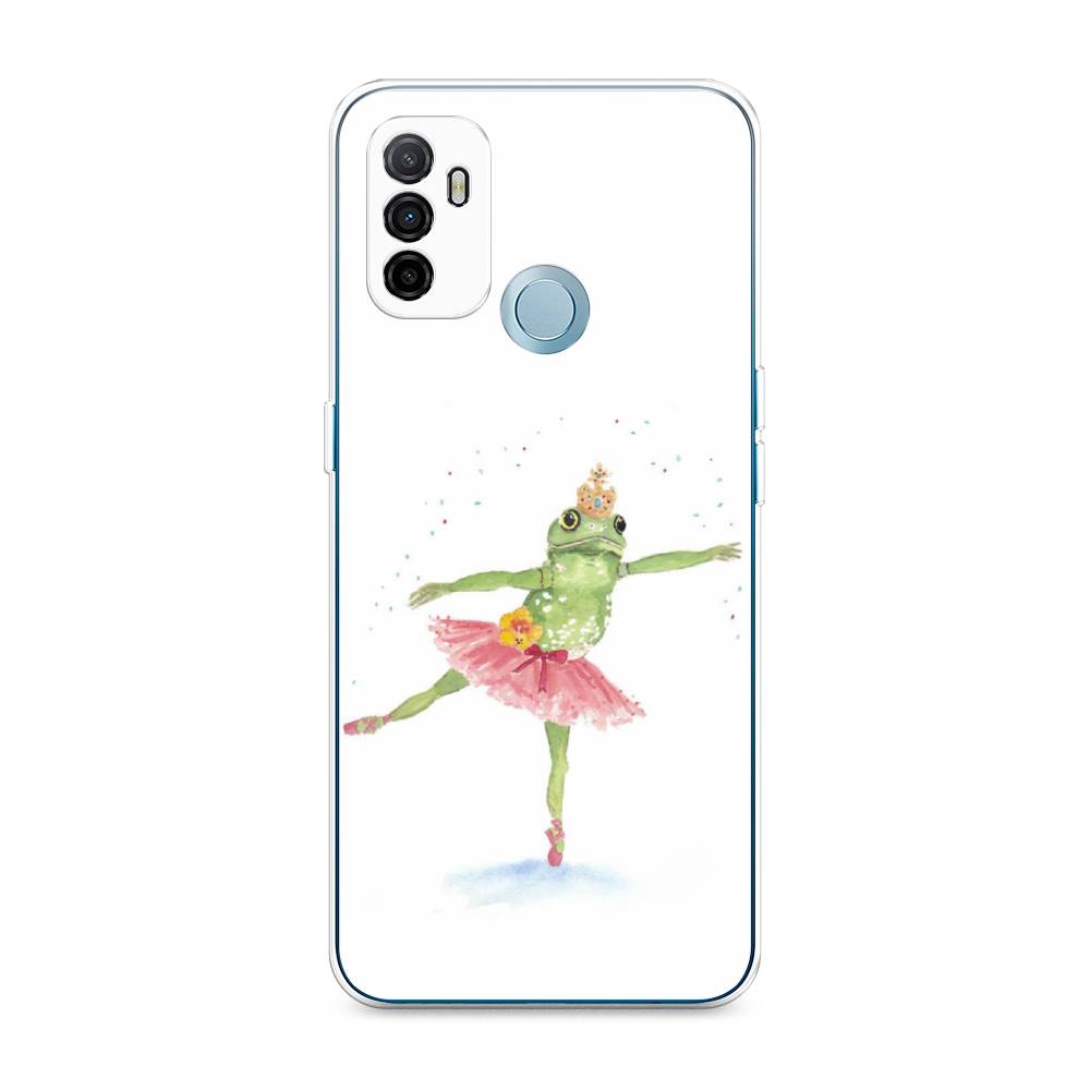 

Чехол для Oppo A53 "Лягушка-балерина", Зеленый, 254350-4