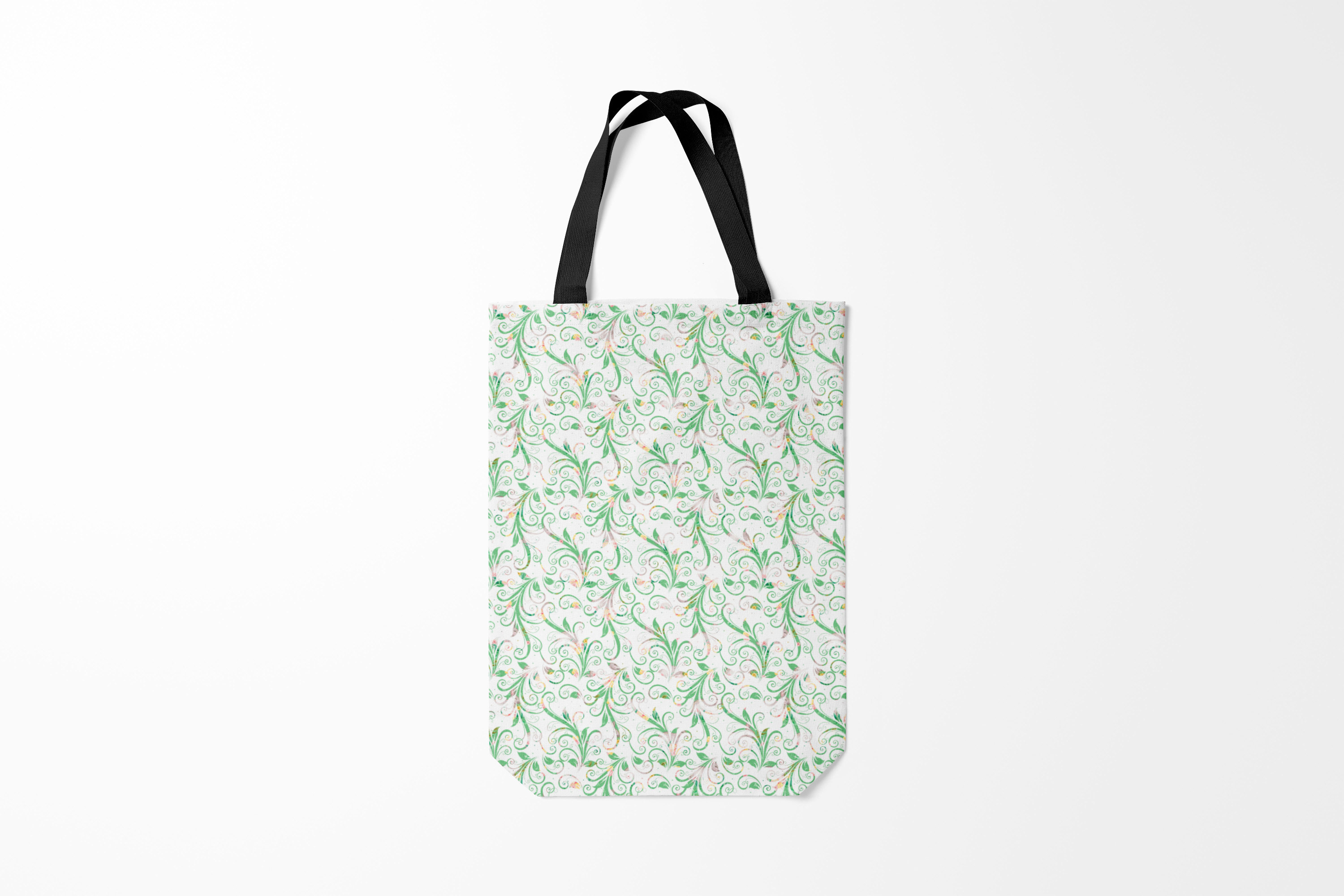 

Сумка шoппер унисекс Burnettie Цветочки и бабочки Весенние узоры из листьев,, Цветочки и бабочки Весенние узоры из листьев