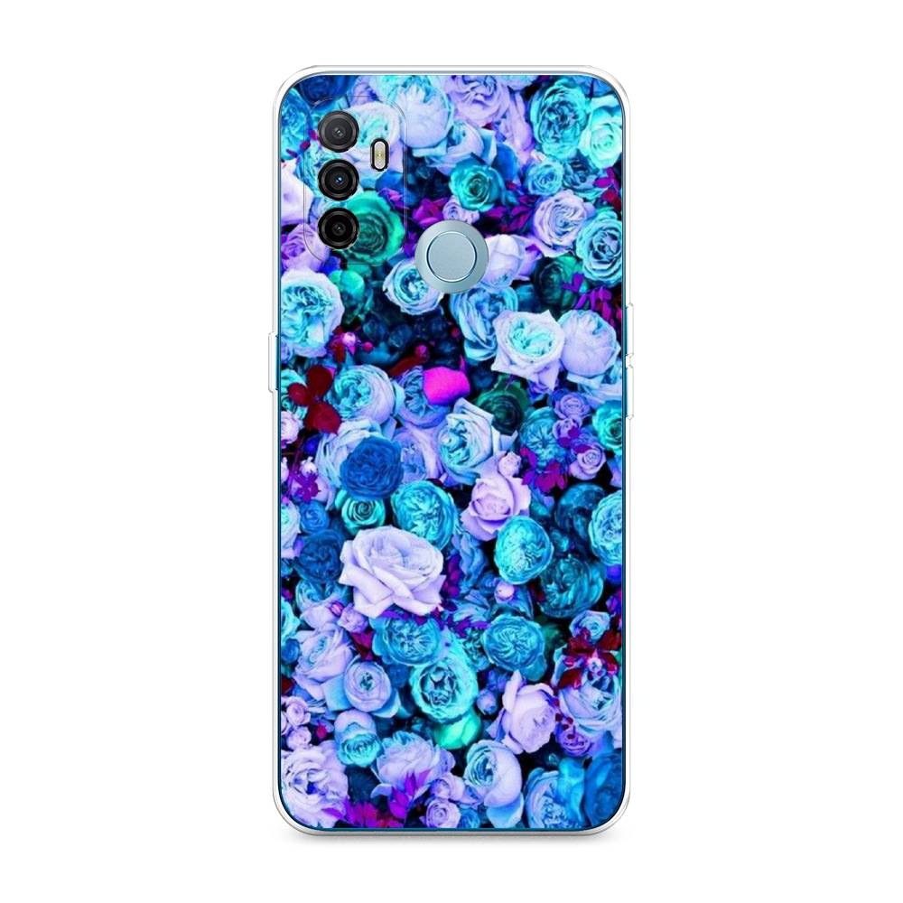 

Чехол для Oppo A53 "Цветочный ковер", Фиолетовый, 254350-2