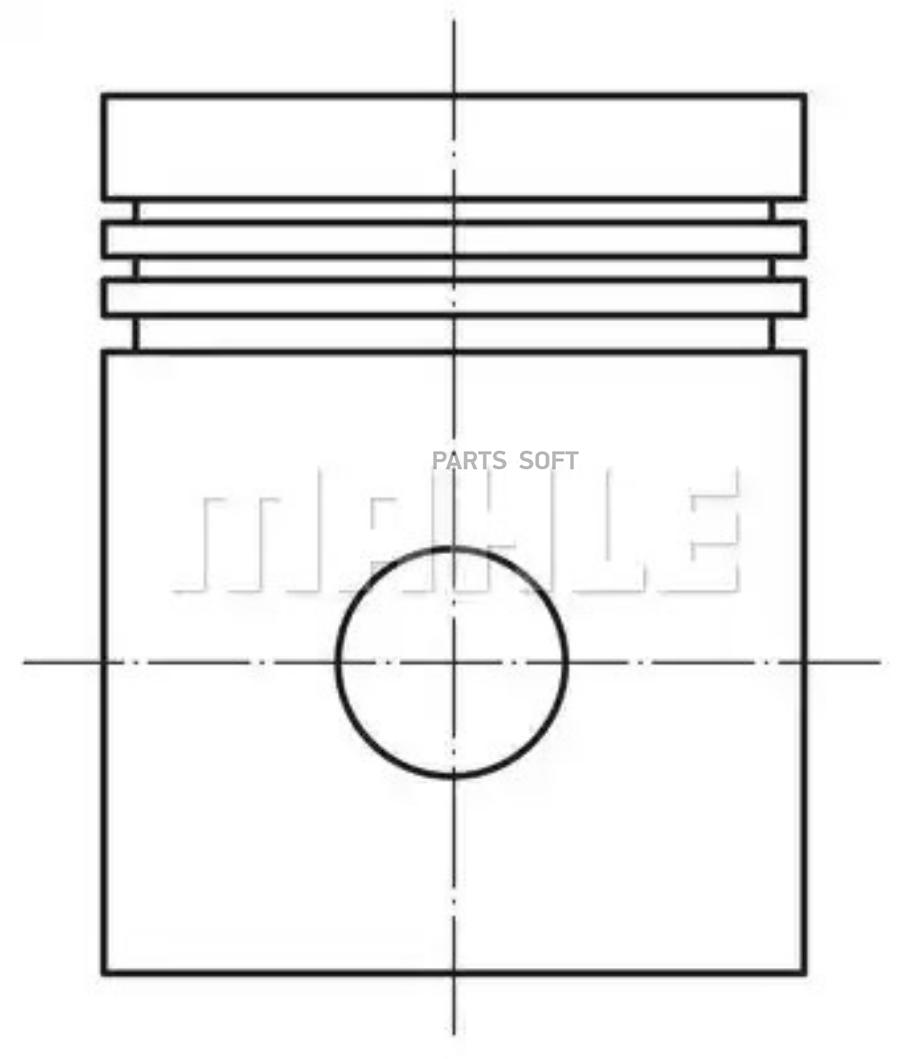 

Поршень Mahle/Knecht Logan 1.4L mot.K7J 710 D-79.50мм; 1.5-1.5-2.5; STD