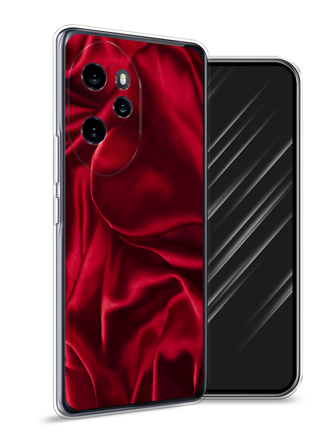 

Чехол Awog на Honor 100 Pro "Текстура красный шелк", 6122850-1
