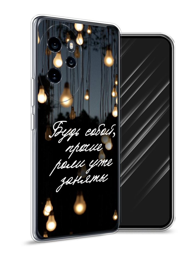 

Чехол Awog на Honor 100 Pro "Будь собой", Черный;серый;желтый, 6122850-1