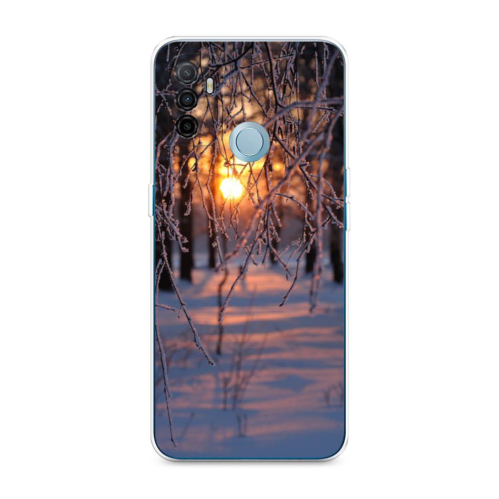 

Чехол для Oppo A53 "Зима 7", Оранжевый;розовый;черный, 254350-2