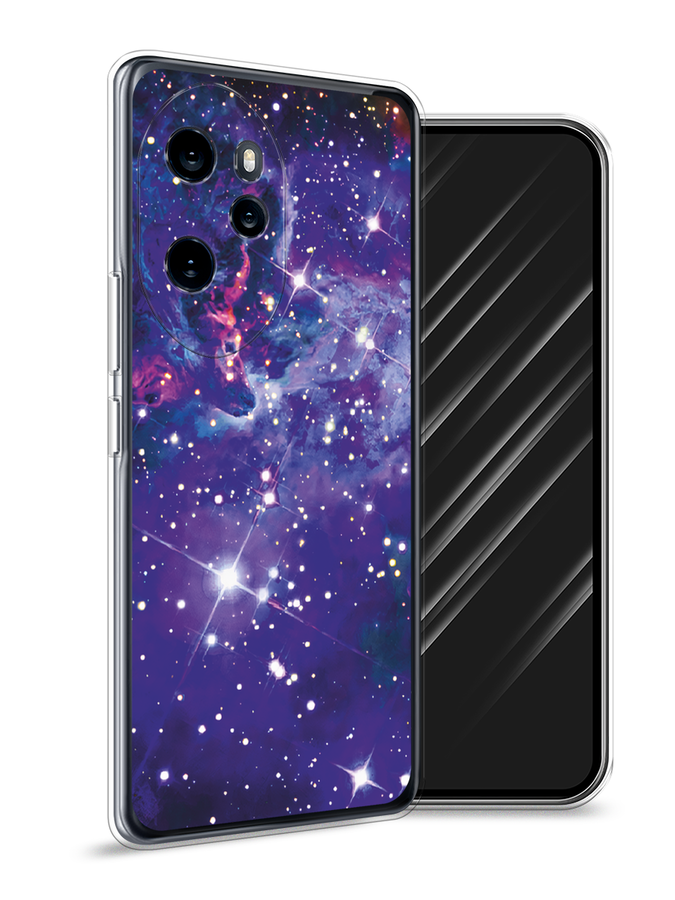 

Чехол Awog на Honor 100 Pro "Яркая галактика", Фиолетовый, 6122850-1