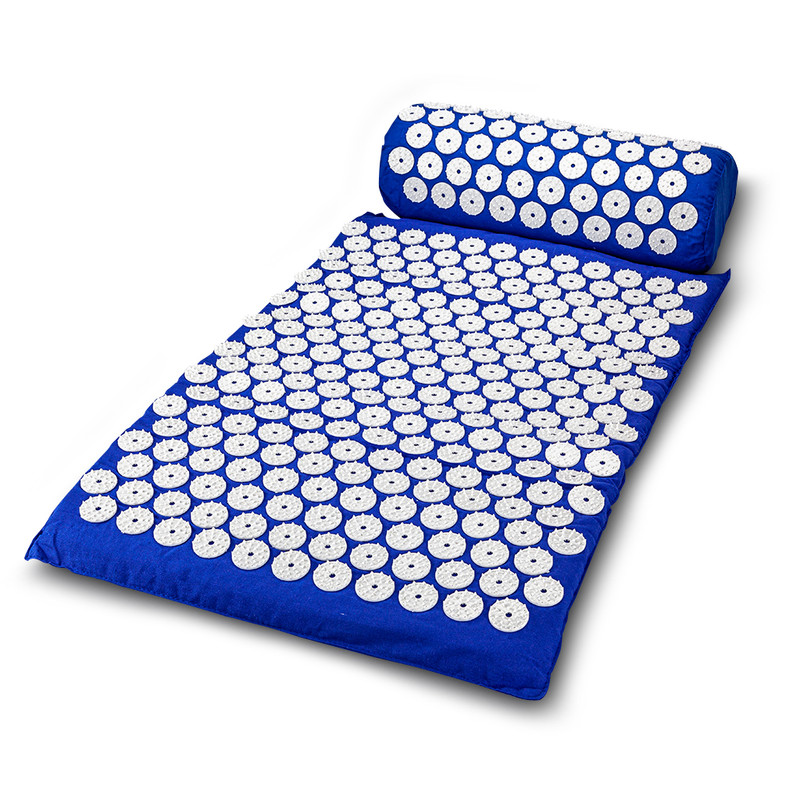 Купить TD54395, Аппликатор Кузнецова Solmax массажный коврик с валиком синий 68х42 см