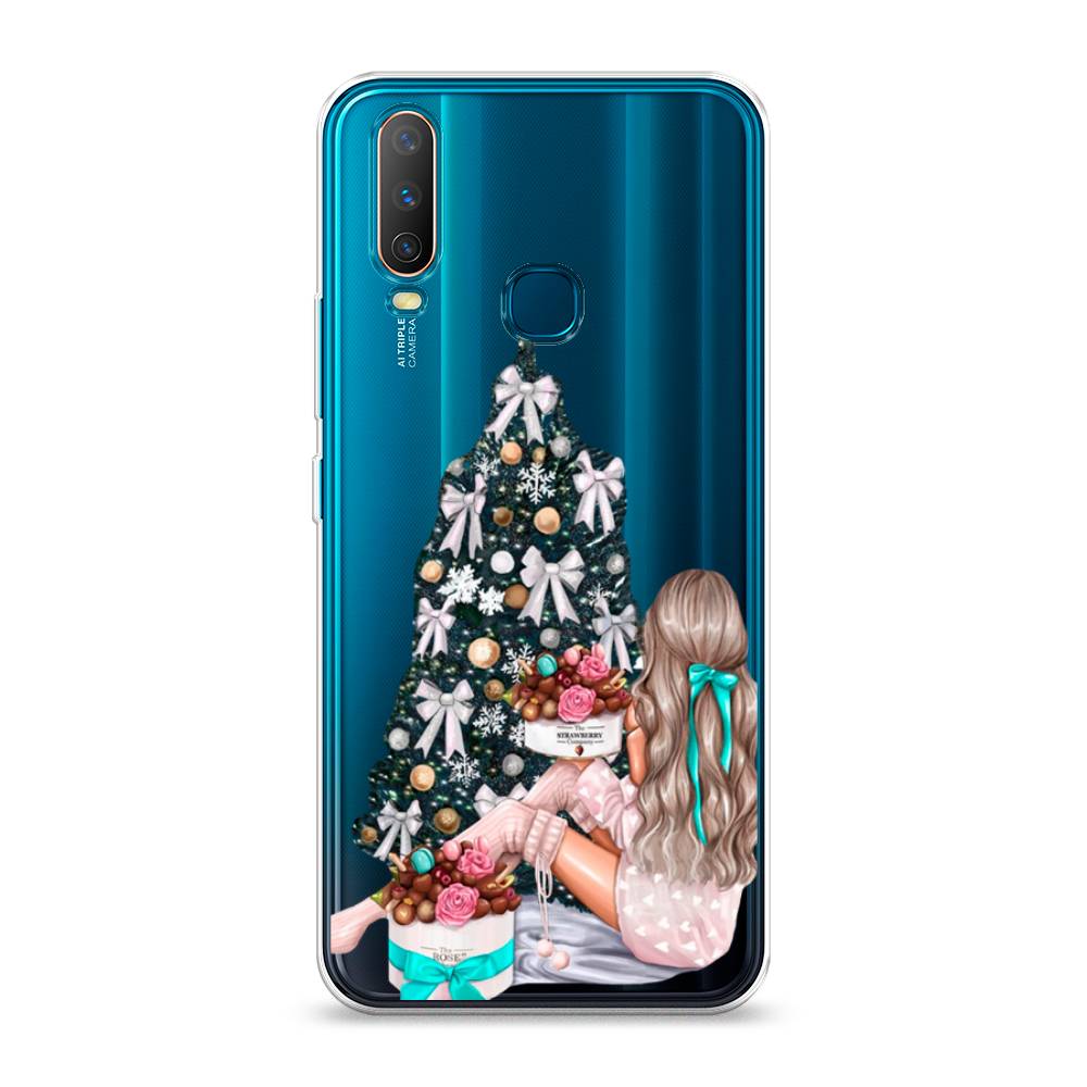 

Чехол на Vivo Y12"New Year", Зеленый;бежевый;голубой, 261850-5