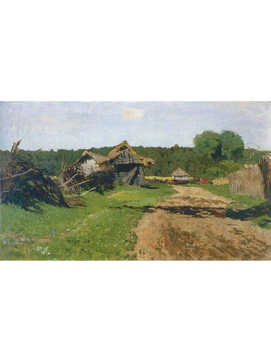 

Постер DRABS A3 Левитан Исаак Ильич Въезд в деревню