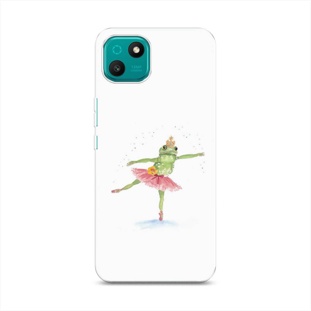 

Чехол на Wiko T10 "Лягушка-балерина", Зеленый, 3400250-4