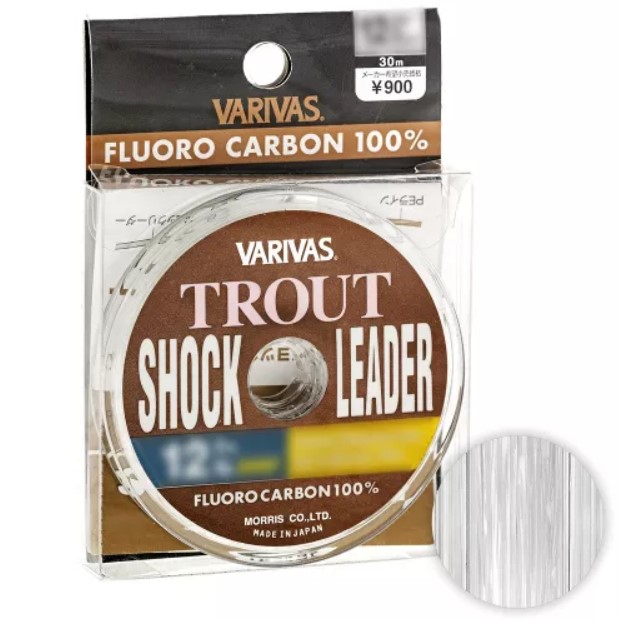 Флюорокарбон Varivas Trout Shock Leader Fluoro 30м. 0.117мм. CLEAR