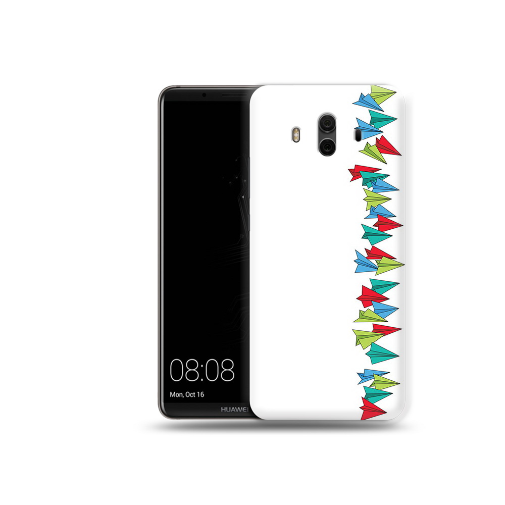 

Чехол MyPads Tocco для Huawei Mate 10 самолетики из листочков (PT88364.53.593), Прозрачный, Tocco