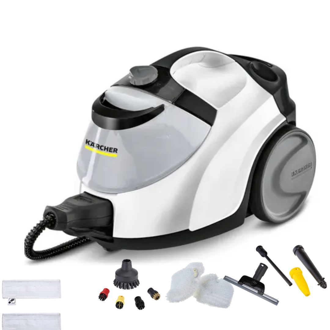 

Пароочиститель Karcher SC 5 EasyFix белый, SC 5 EasyFix+12 насадок IVAHAVI