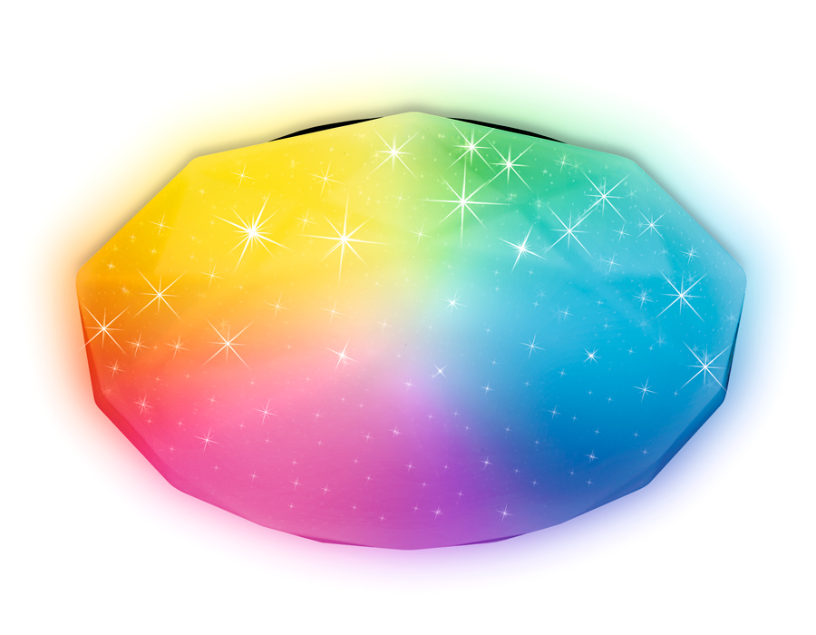

Светодиодный светильник c подсветкой RGB
