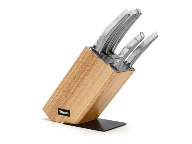 

Набор ножей FISSMAN ARNE 6 пр в деревянной подставке (3Cr14 сталь) 2692, ARNE