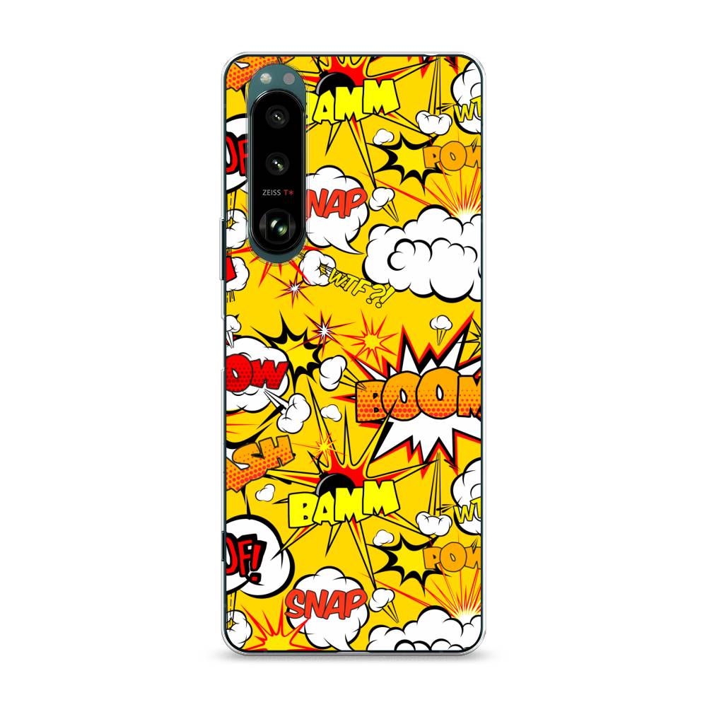 

Чехол на Sony Xperia 1 III "Поп Арт эффекты", Желтый;белый;оранжевый, 54850-6