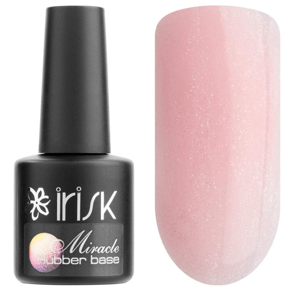 

База каучуковая с шиммером IRISK Shimmer Rubber Base, 03 Miracle 10мл
