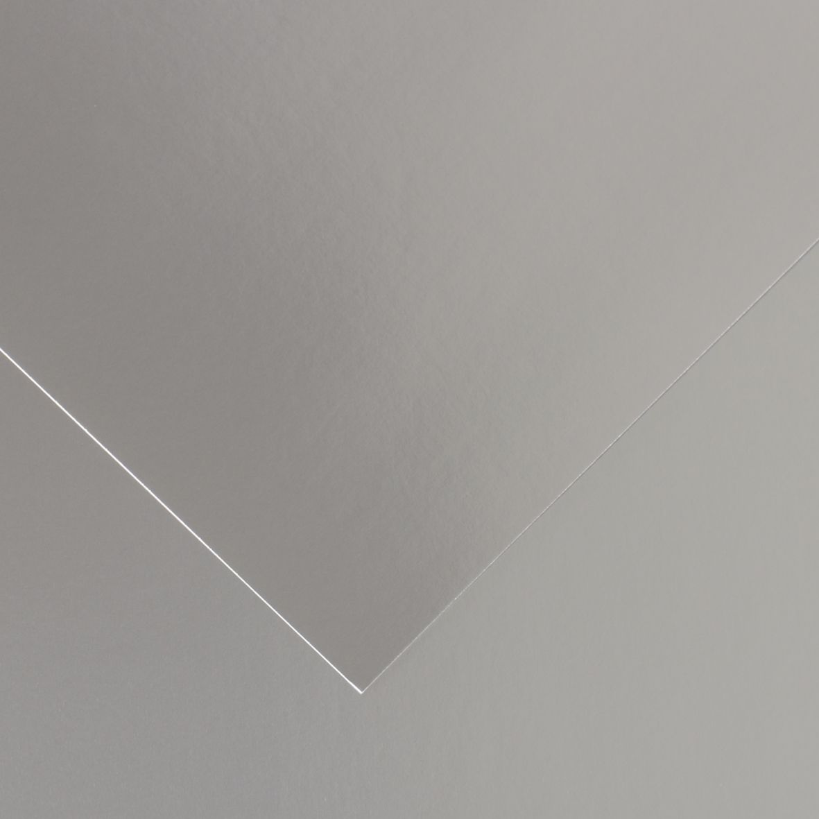 Бумага дизайнерская Canson, с фольгированным покрытием, 280 гр/м2, 50 x 65 см Серебряный