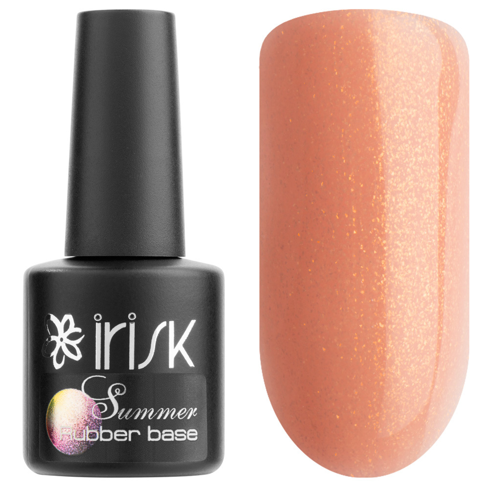 

База каучуковая с шиммером IRISK Shimmer Rubber Base, 06 Summer 10мл