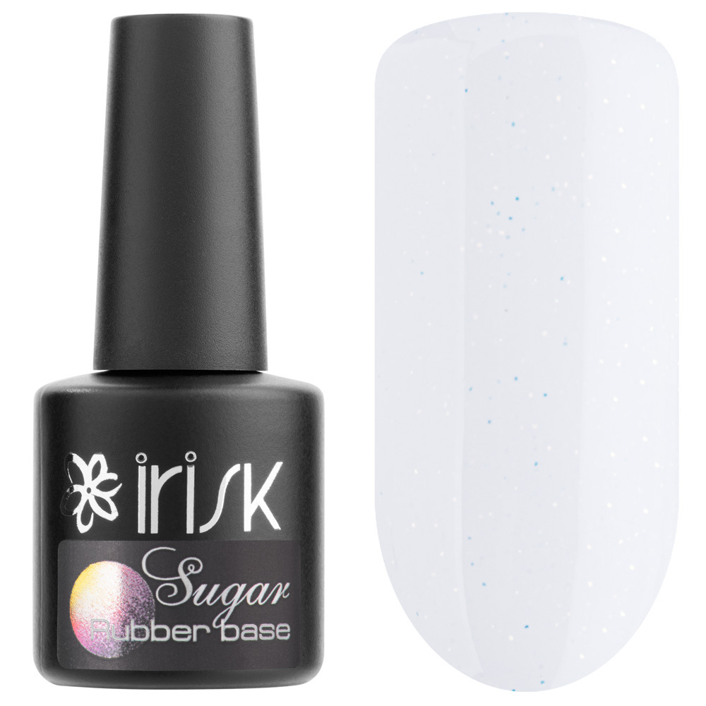 

База каучуковая с шиммером IRISK Shimmer Rubber Base, 07 Sugar 10мл